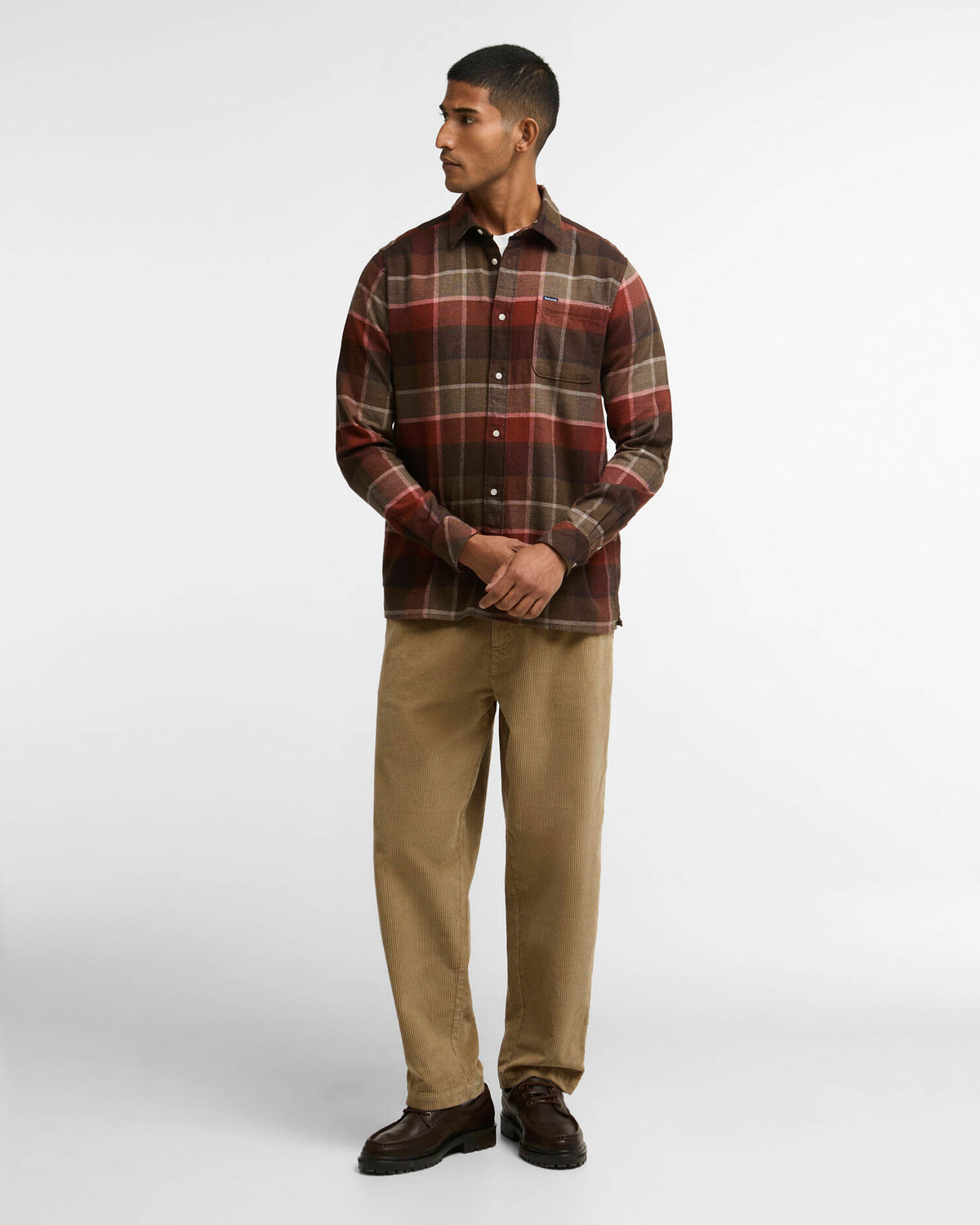 Barbour Shirt Man Copswell Beech