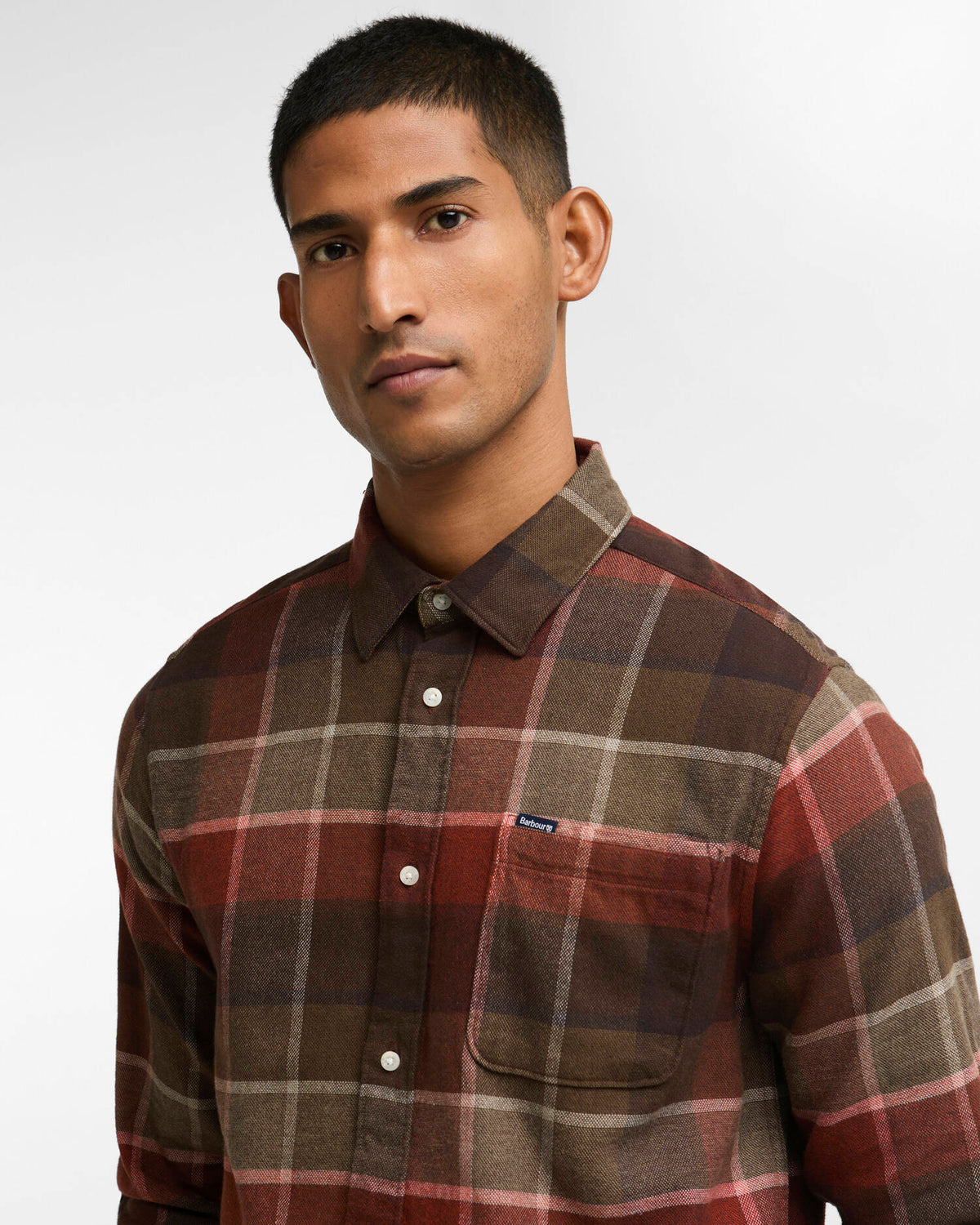 Barbour Shirt Man Copswell Beech