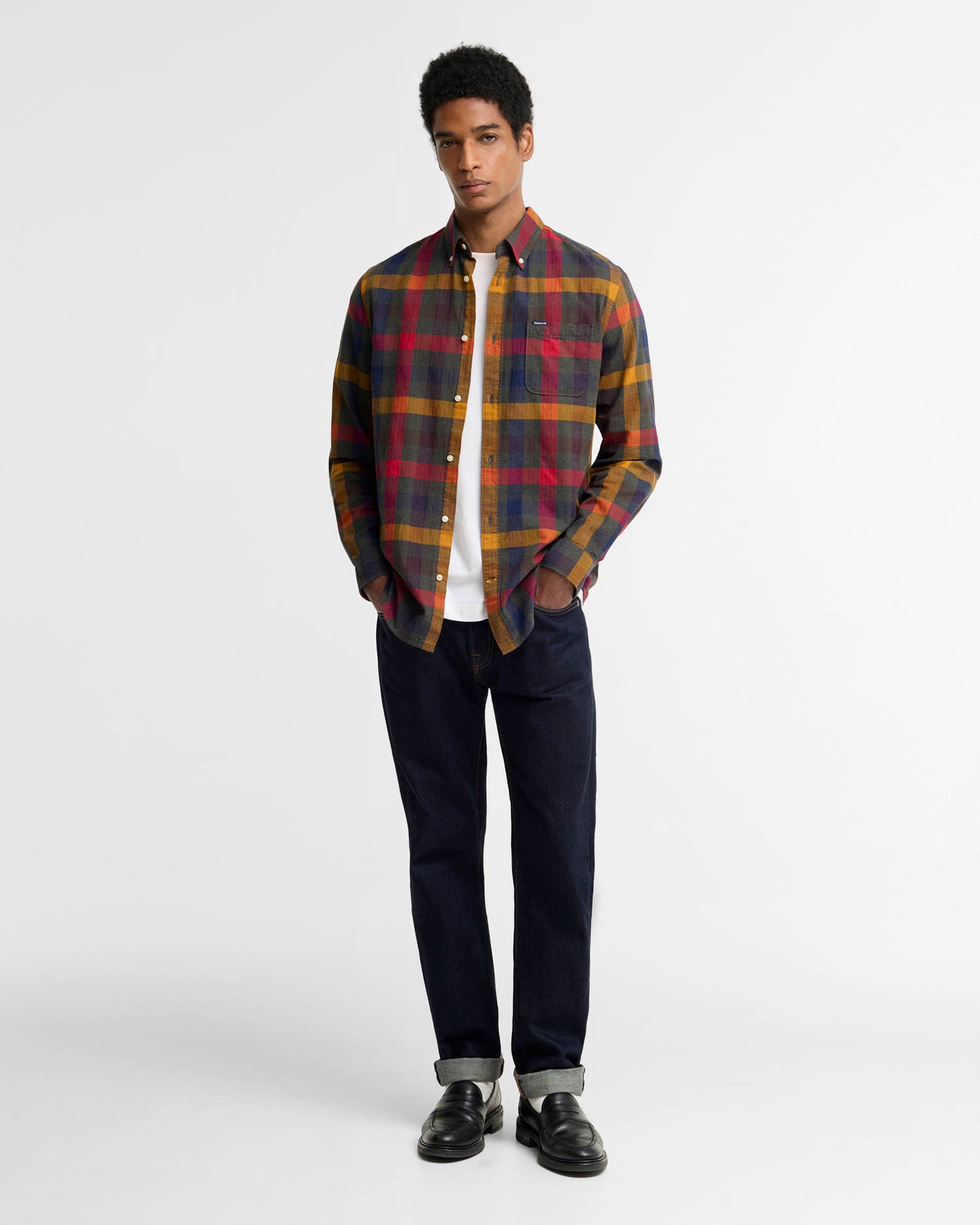 Barbour Shirt Man Danloch Tailored Classic Tartan