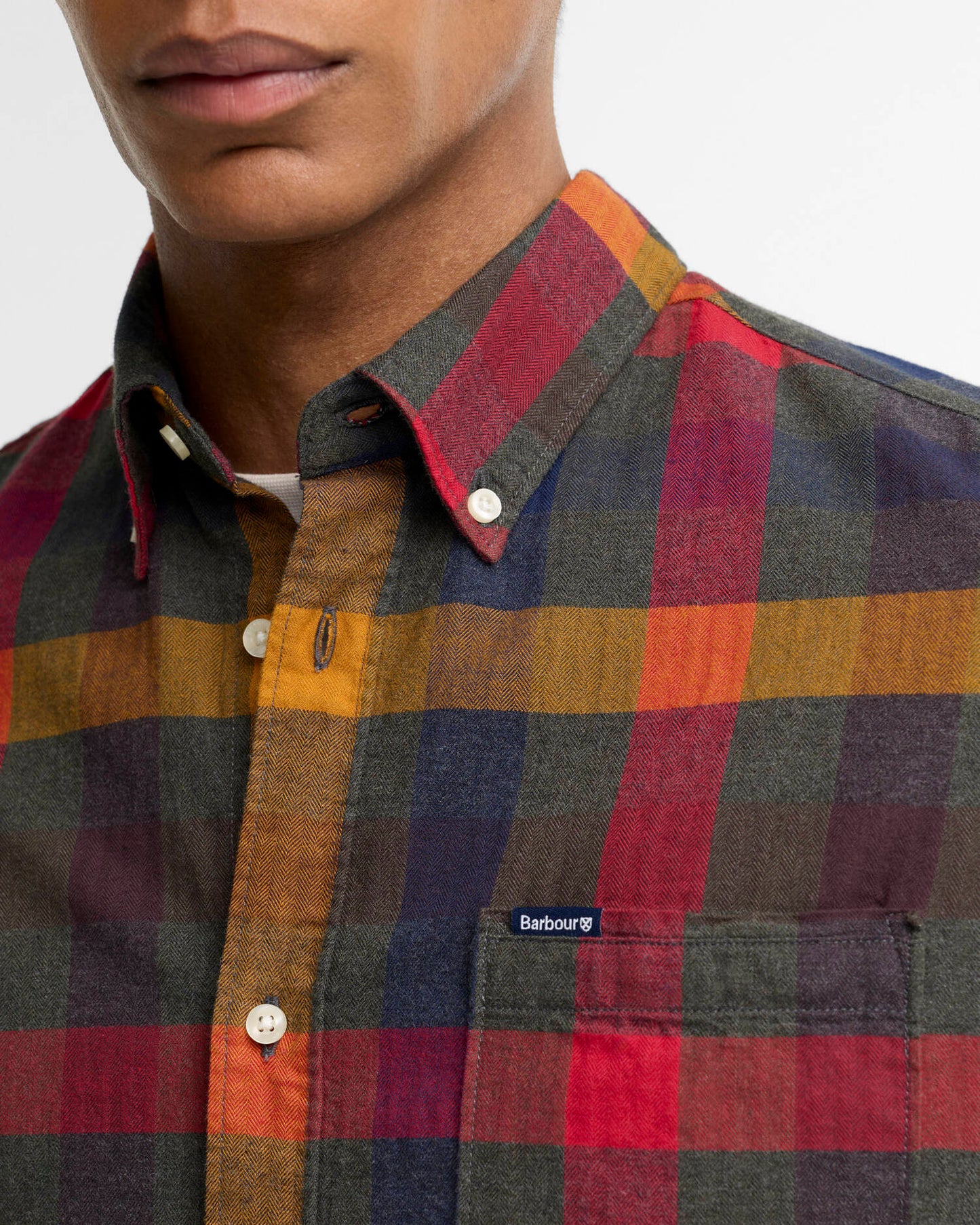 Barbour Shirt Man Danloch Tailored Classic Tartan