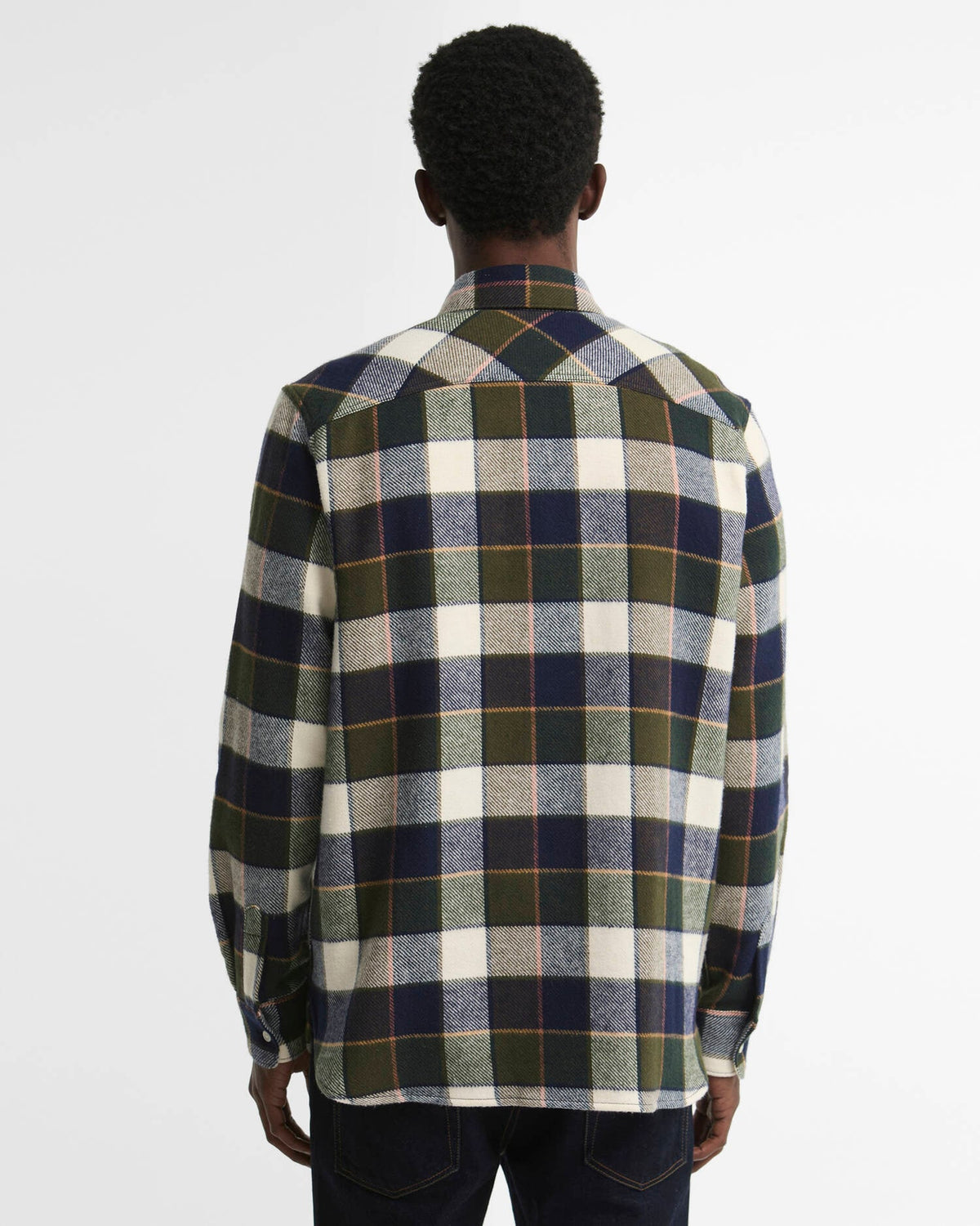 Barbour Shirt Man Bannock Olive