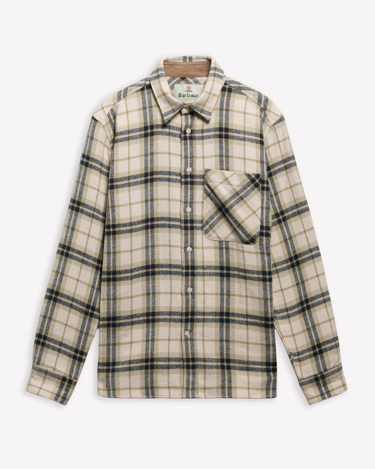 Barbour Shirt Woman Langton Ecru