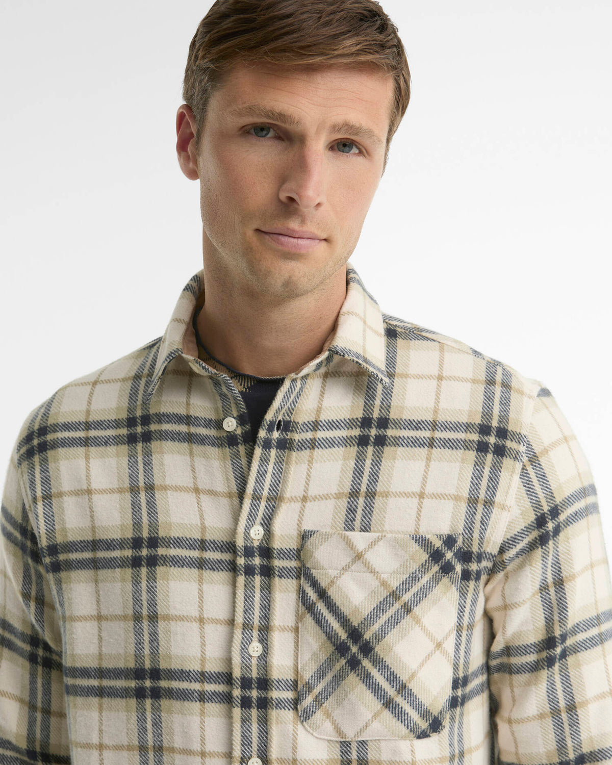 Barbour Shirt Woman Langton Ecru