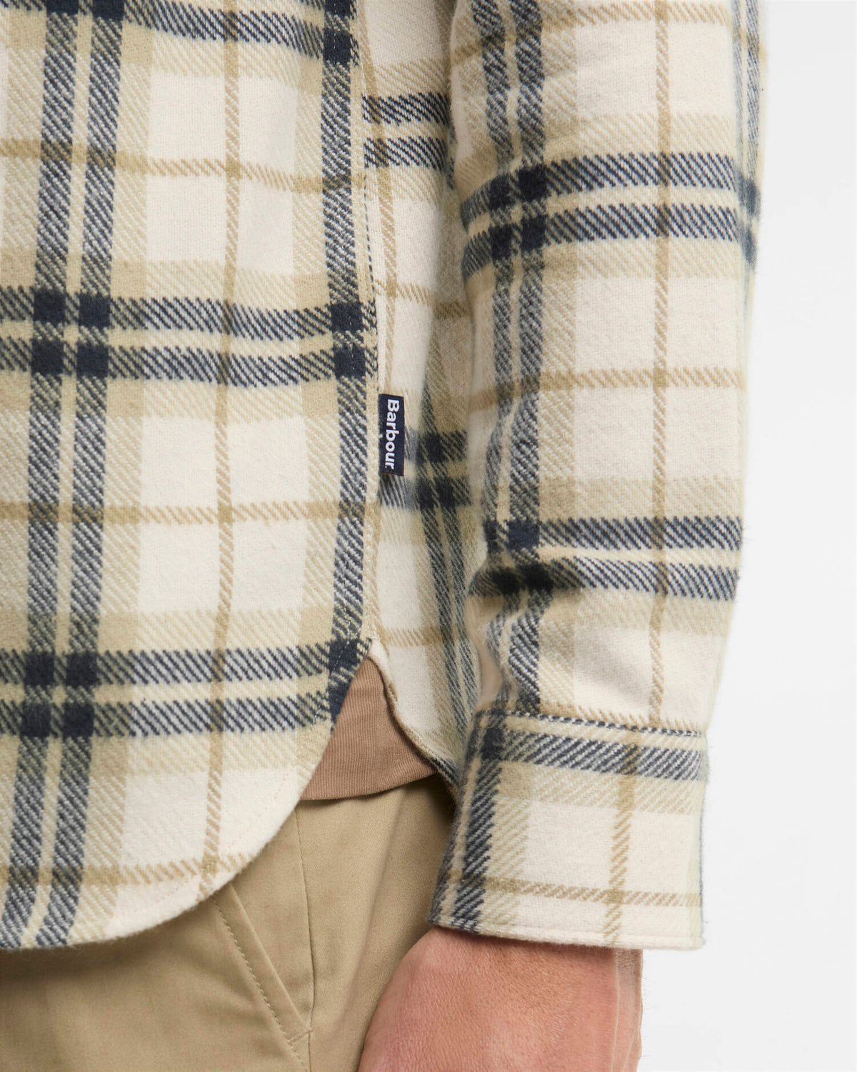 Barbour Shirt Woman Langton Ecru