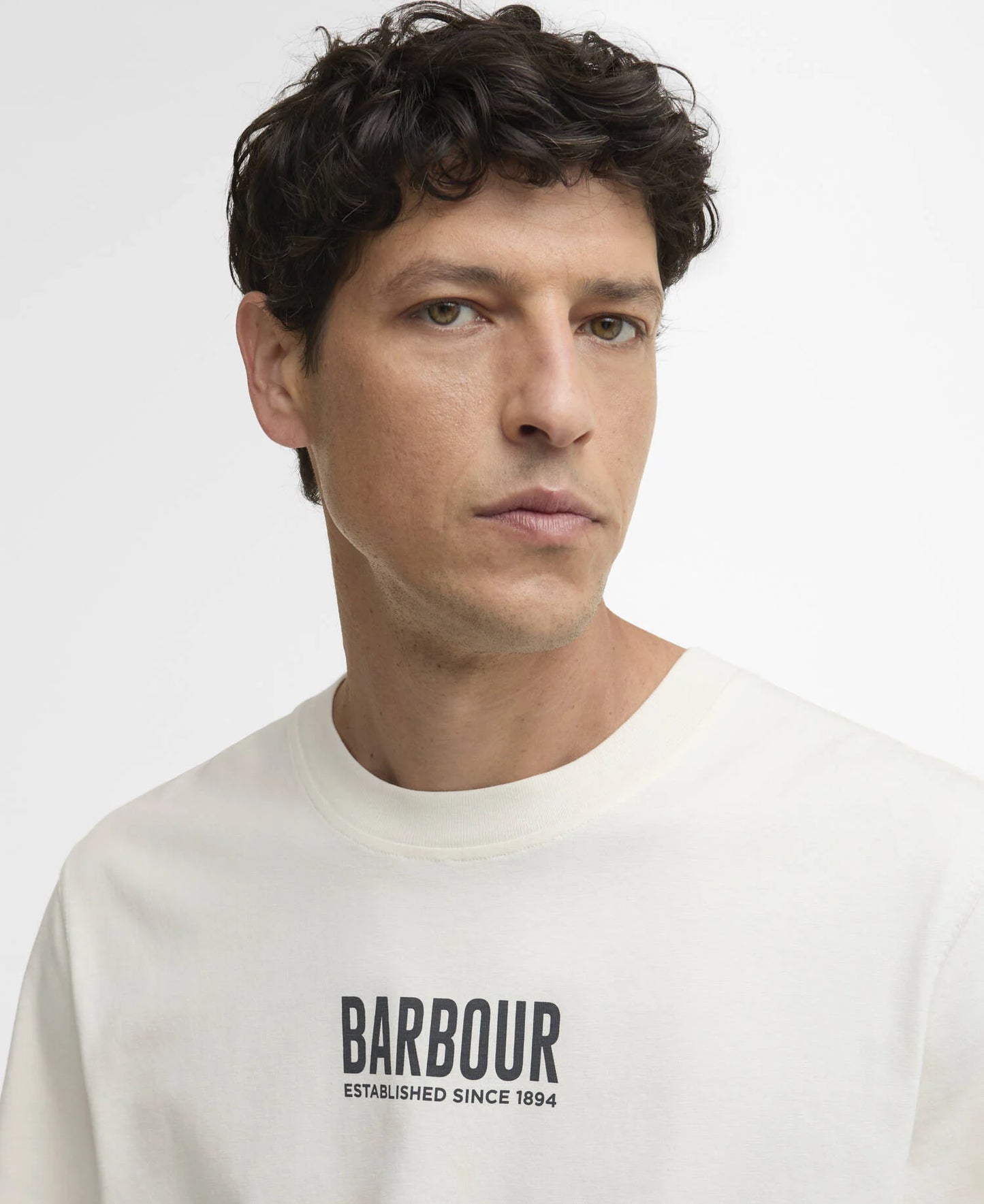 Barbour T-Shirt Man Relaxed Graphic Neutral