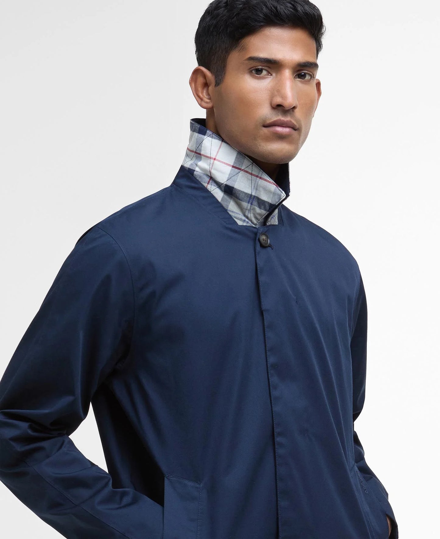 Barbour Jacket Man Roking Navy