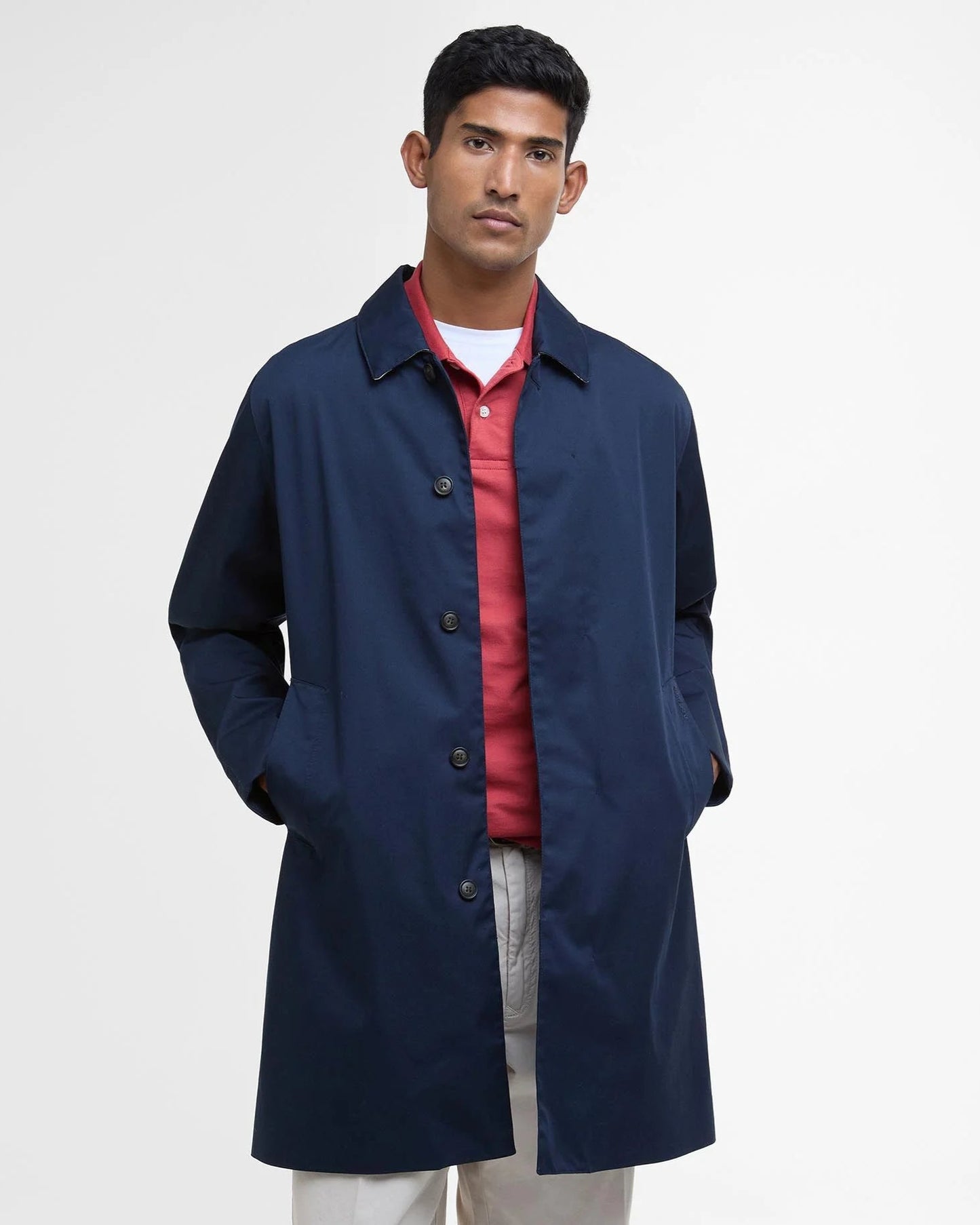 Barbour Jacket Man Roking Navy