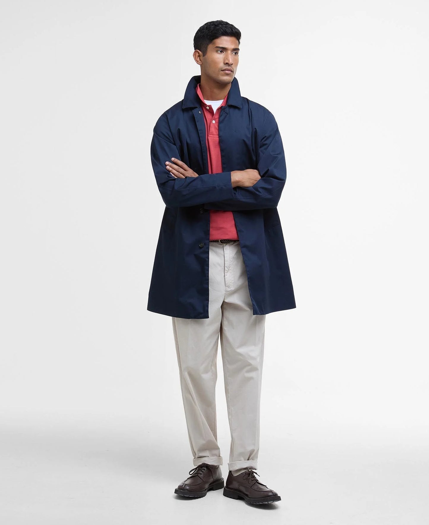 Barbour Jacket Man Roking Navy