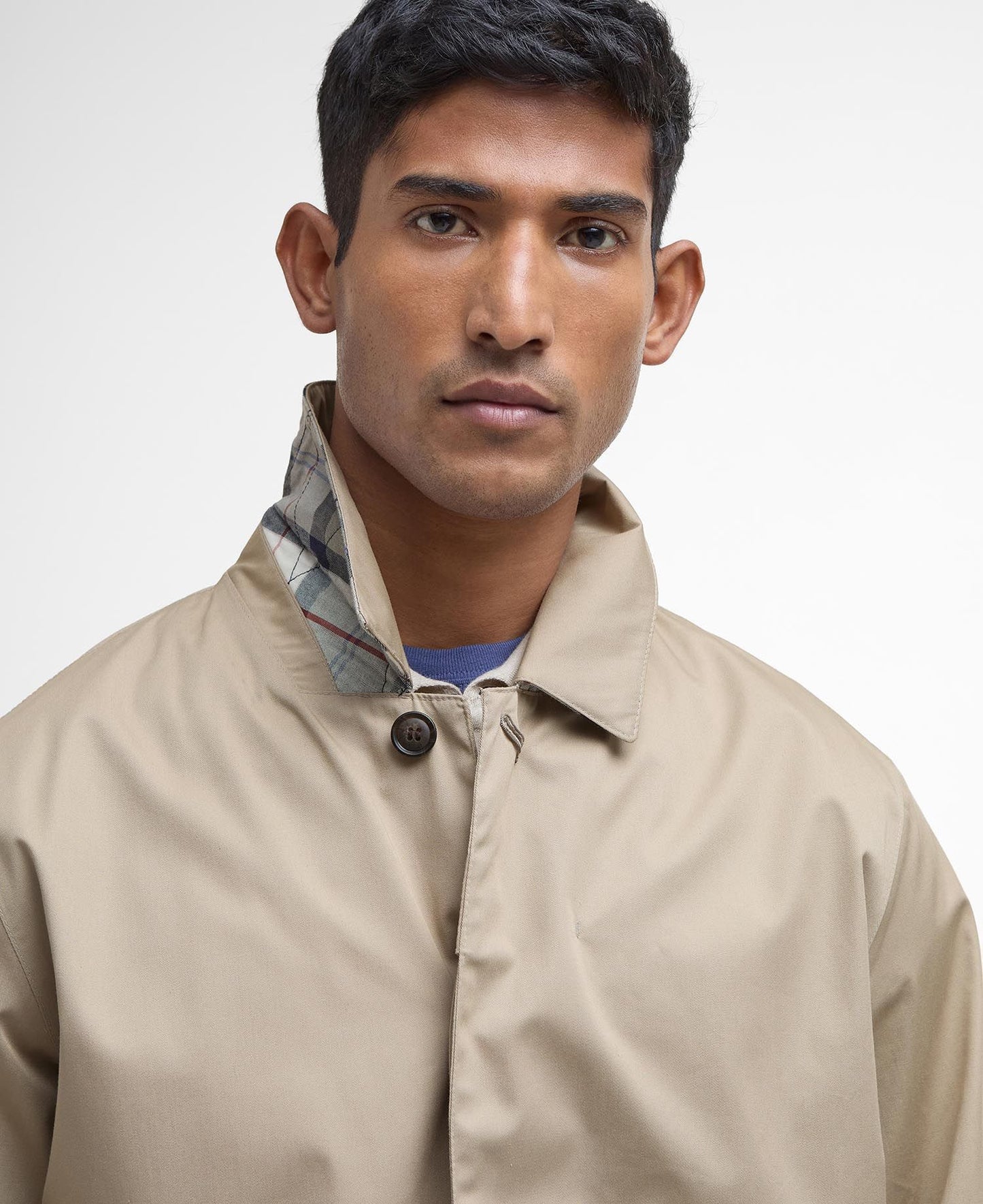 Barbour Jacket Man Roking Stone