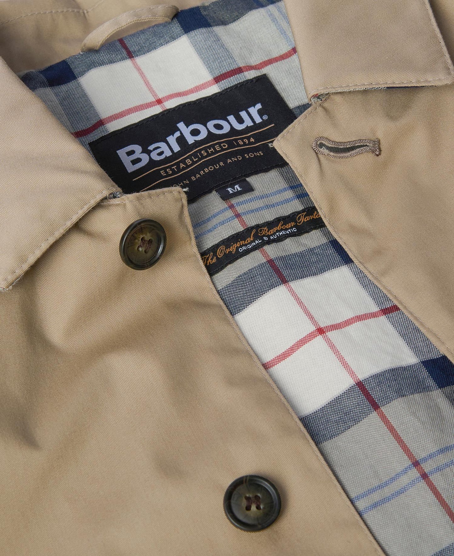 Barbour Jacket Man Roking Stone