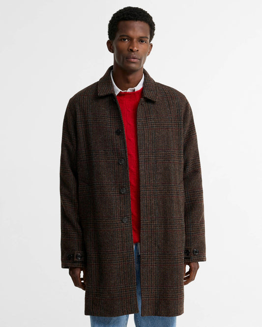 Barbour Jacket Man Overcoat Wool LC
