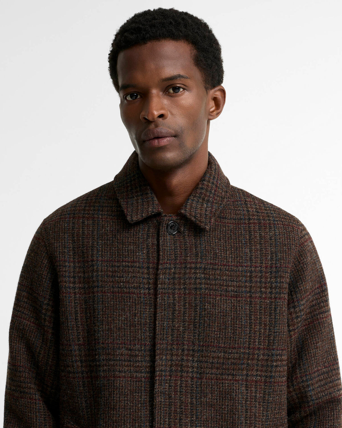 Barbour Jacket Man Overcoat Wool LC