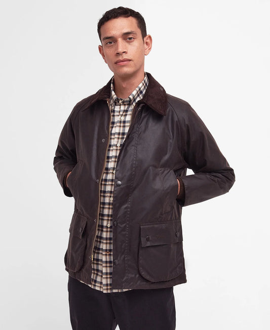 Barbour Jacket Man Bedale Wax Olive