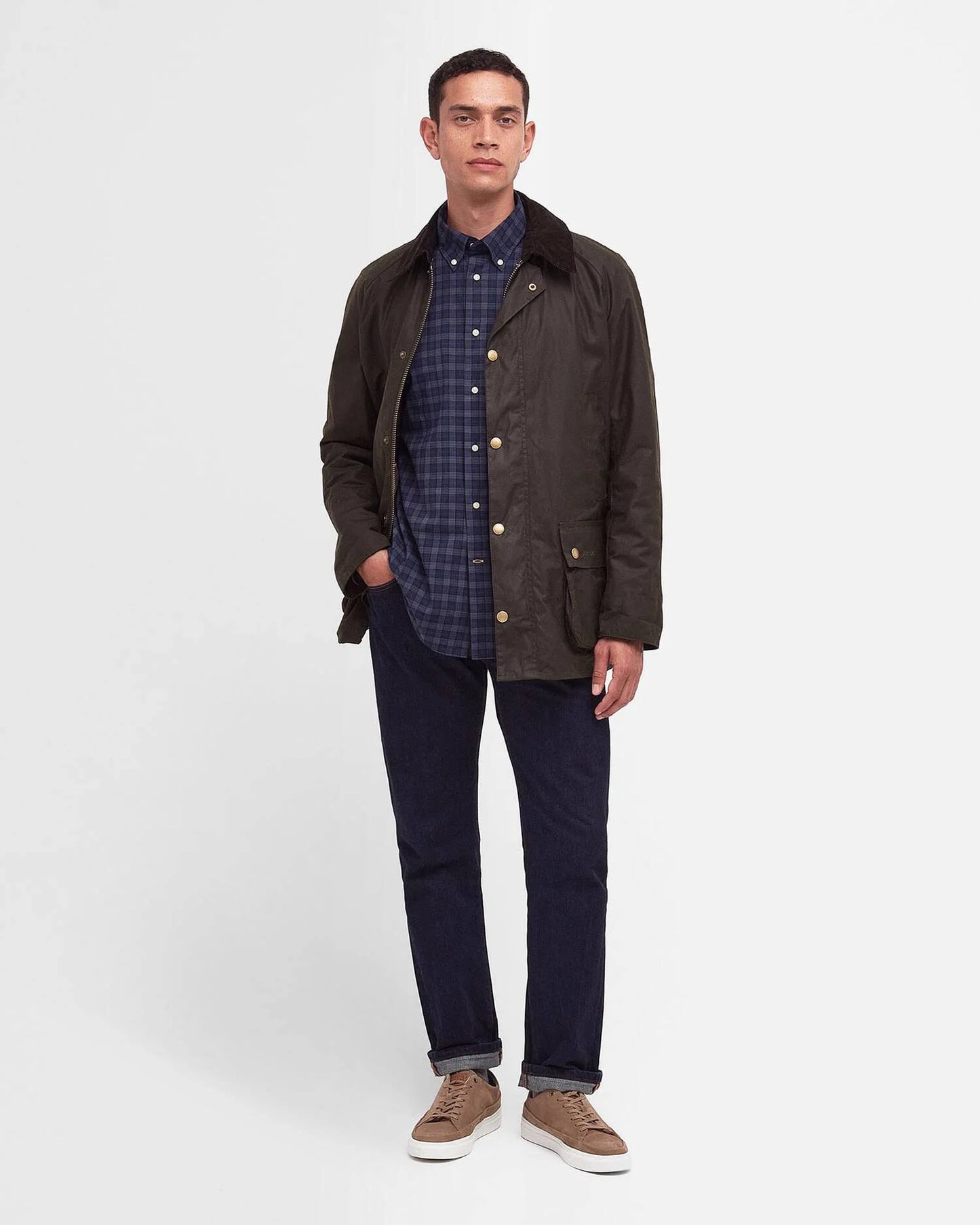 Barbour Jacket Man Ashby Olive