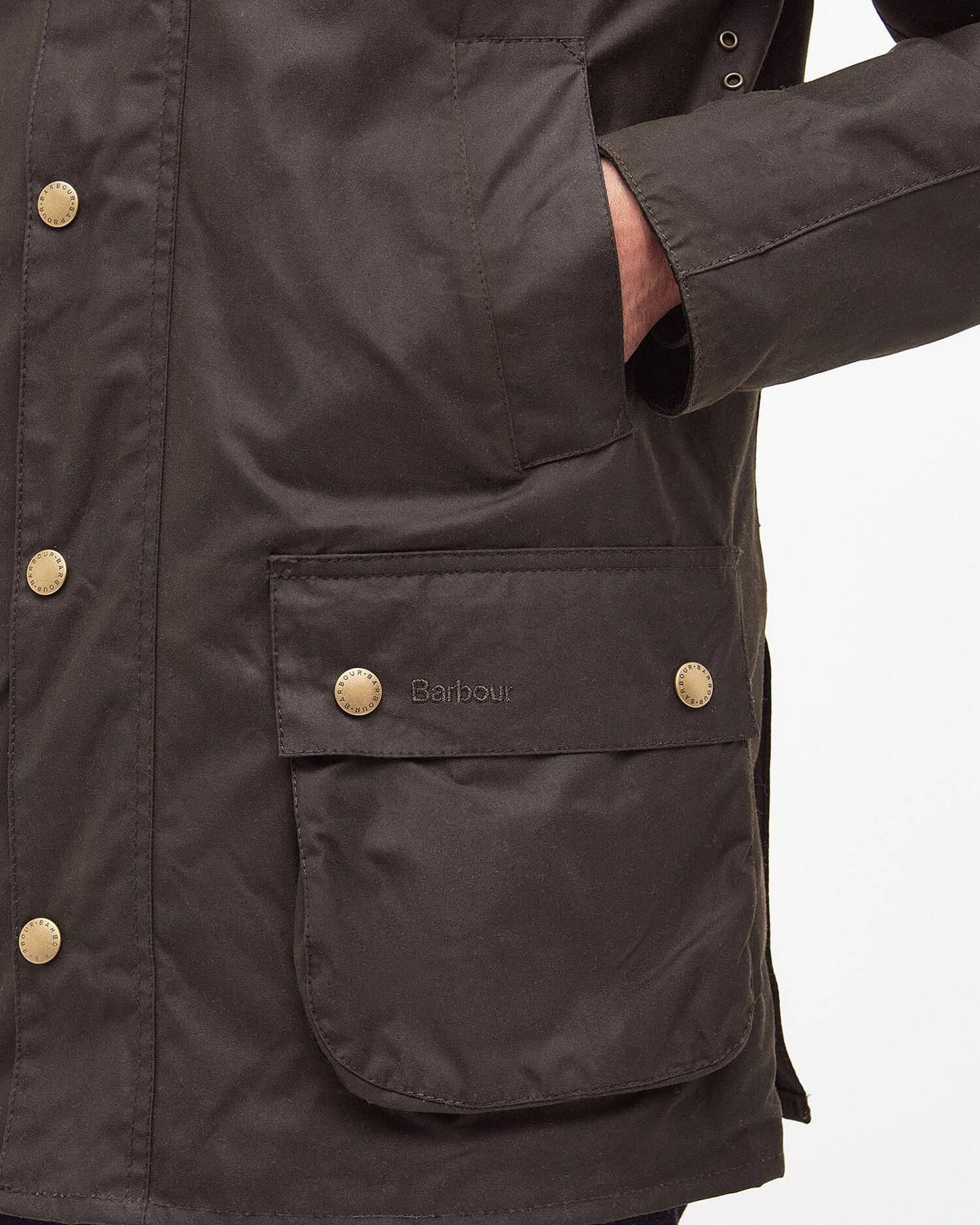 Barbour Jacket Man Ashby Olive