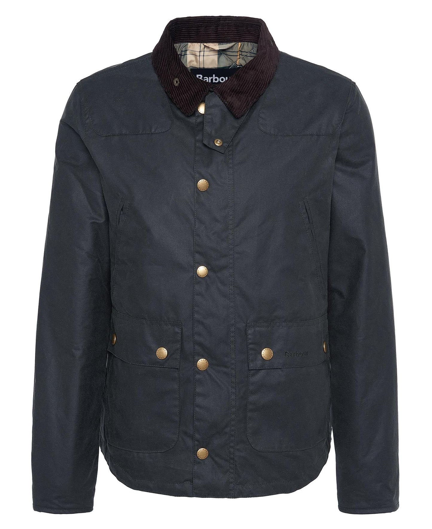 Barbour Jacket Man Reelin Wax Sage