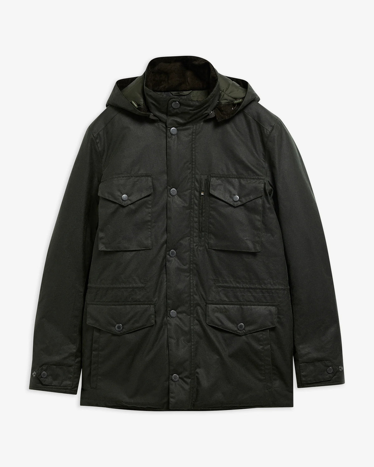 Barbour Jacket Man Winter Sapper Wax Sage