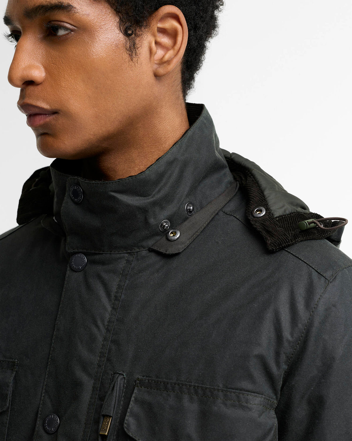 Barbour Jacket Man Winter Sapper Wax Sage