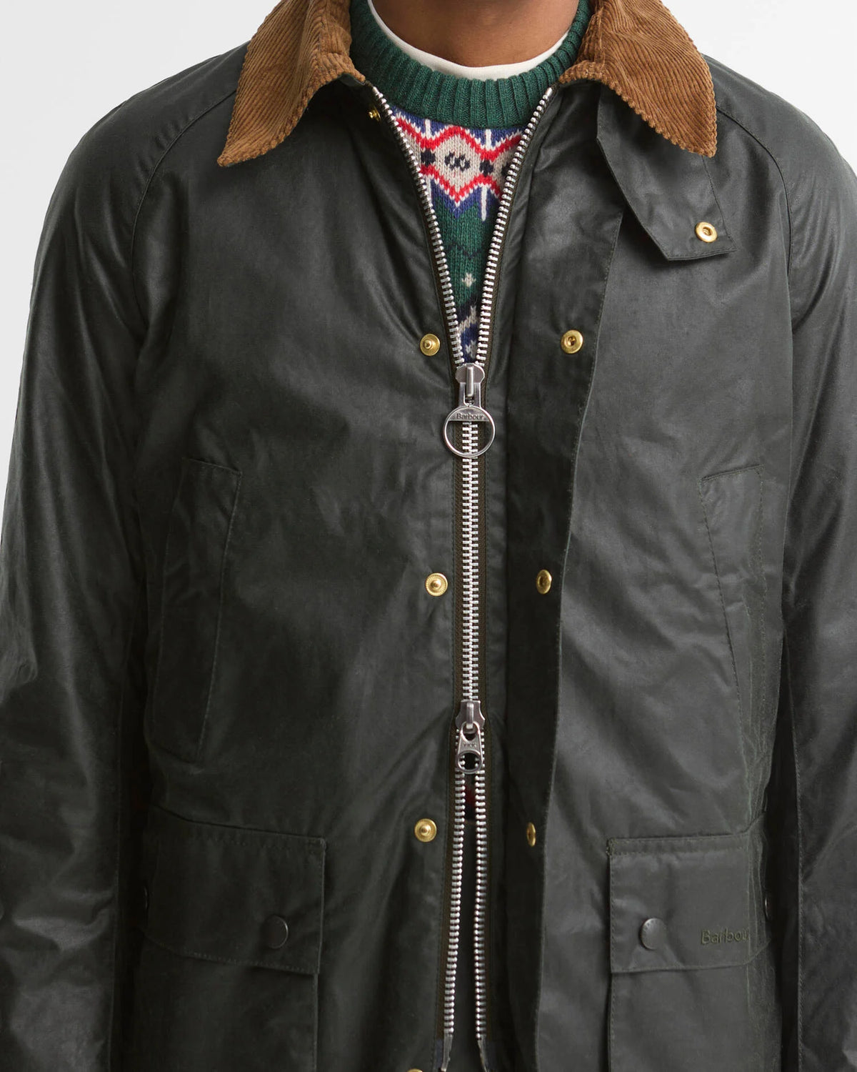 Barbour Jacket Man Ashby Sage