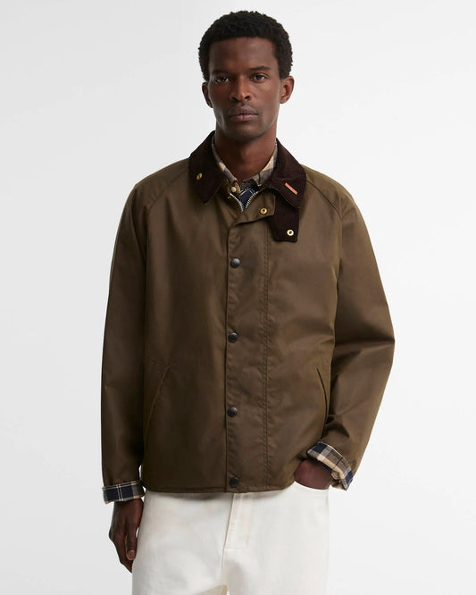 Barbour Jacket Man Icon Transport Brown
