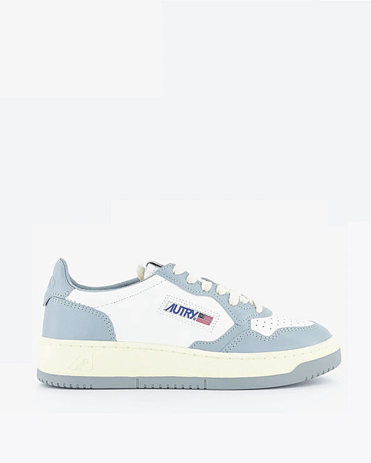 Autry WB56 White/SlvBlue Bicolor Sneakers