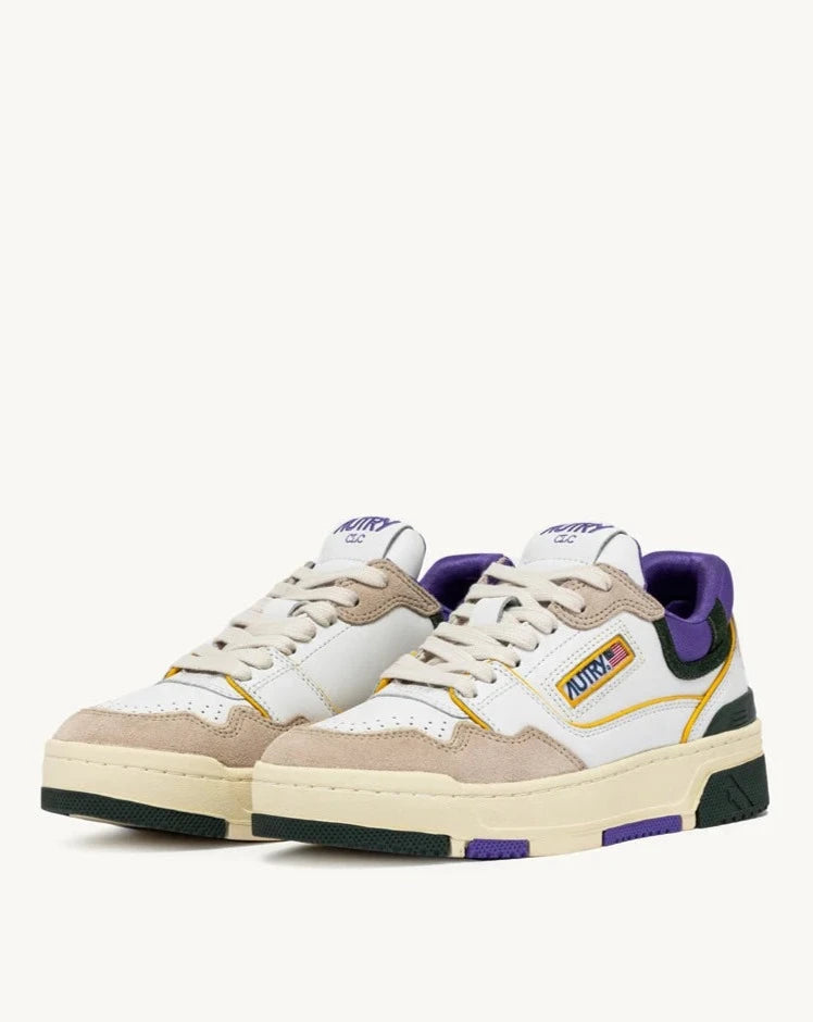 Autry MM36 White Ultra Violet/Brown Clc sneakers