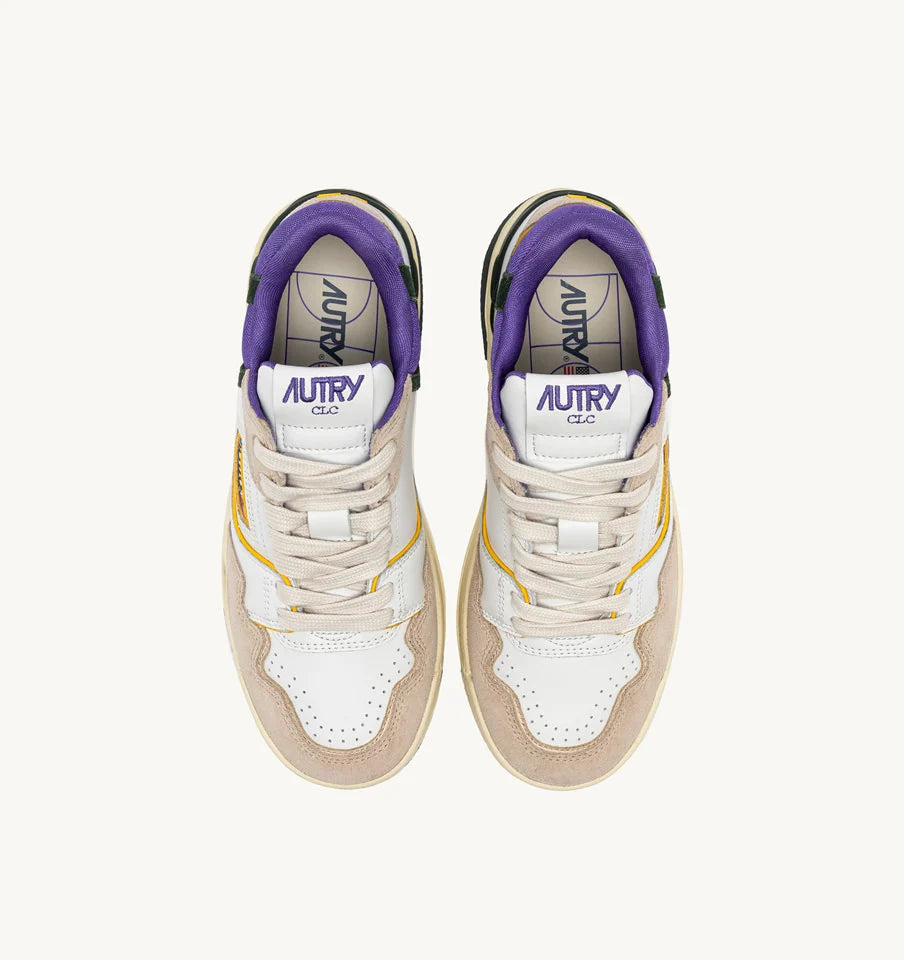 Autry MM36 White Ultra Violet/Brown Clc sneakers