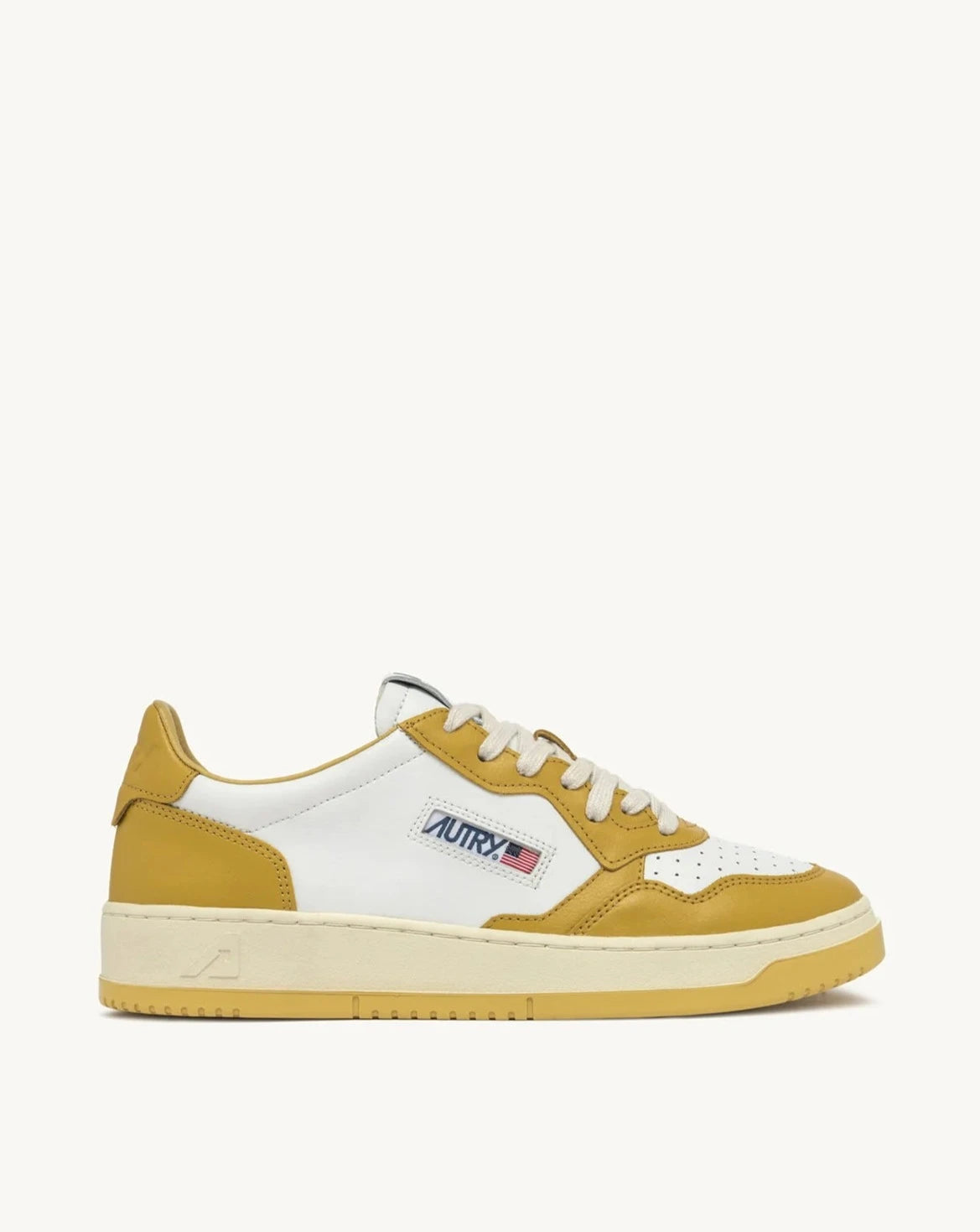 Autry WB50 White/Yellow Bicolor Sneakers