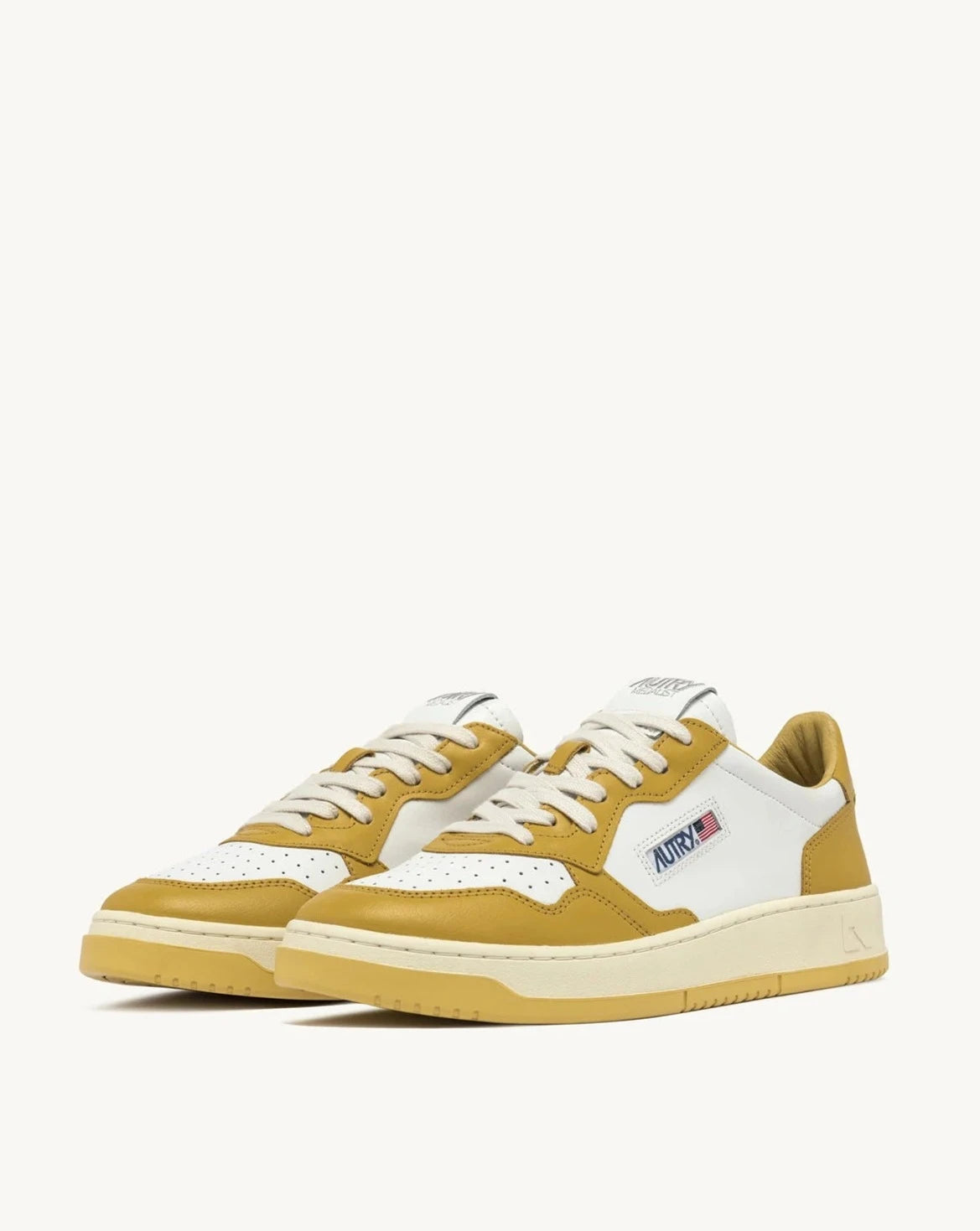 Autry WB50 White/Yellow Bicolor Sneakers