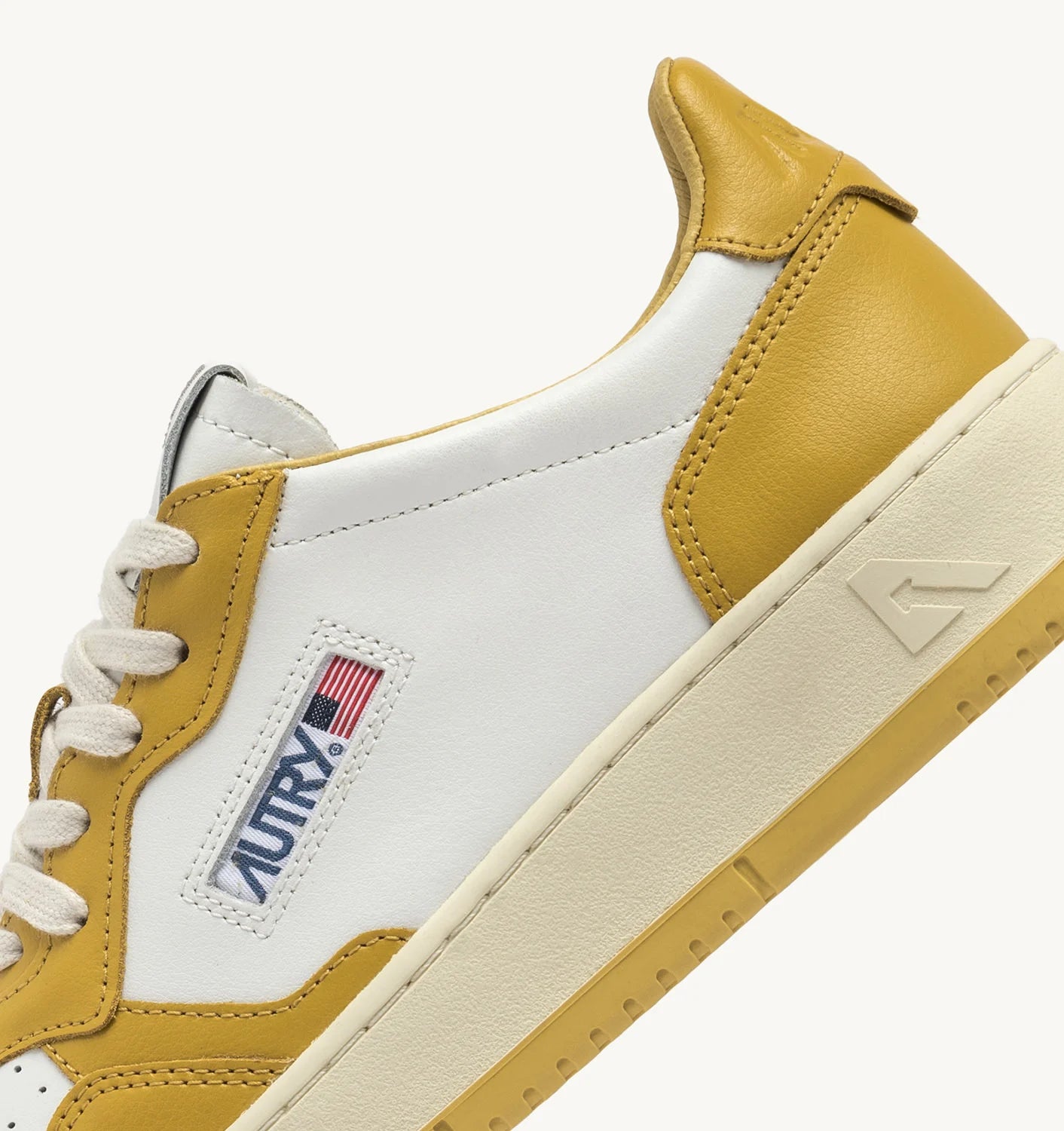 Autry WB50 White/Yellow Bicolor Sneakers