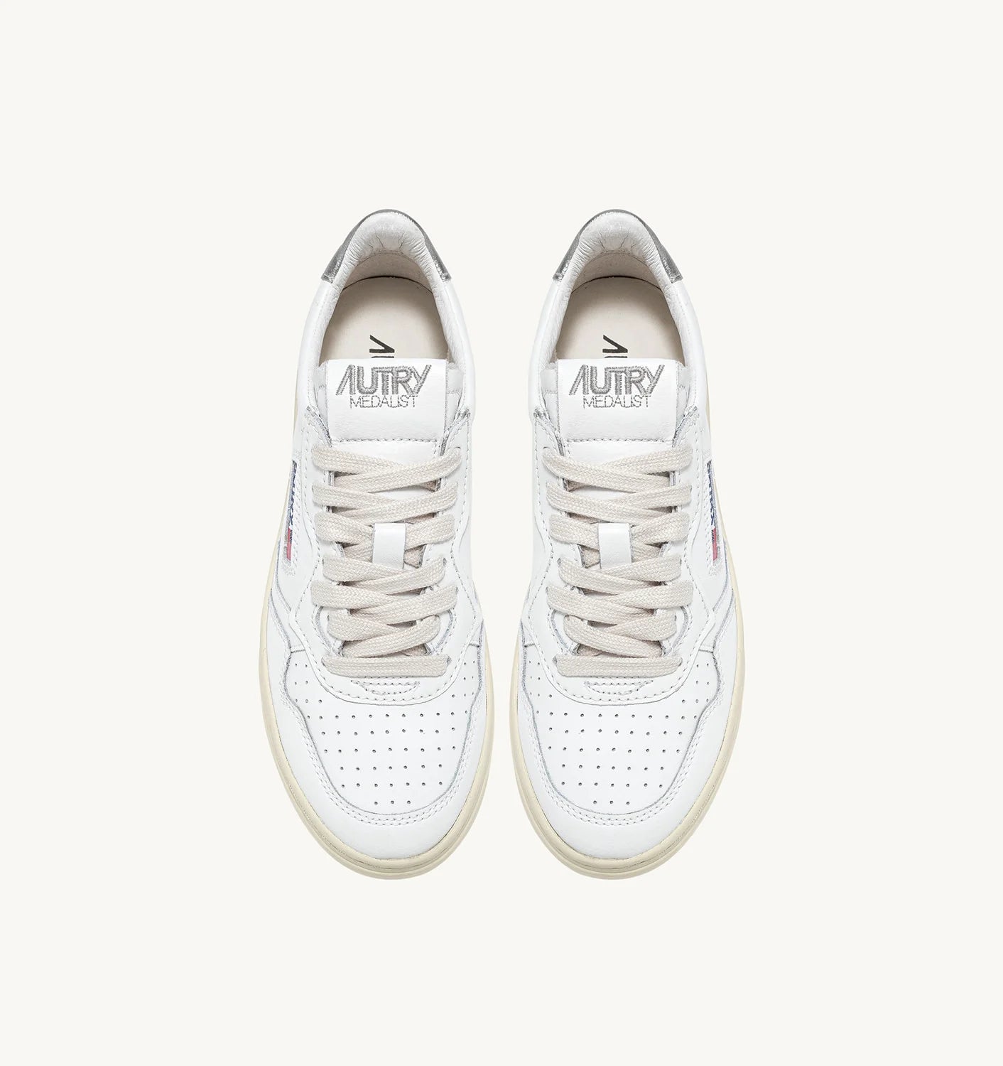 Autry LL05 White/Silver sneakers