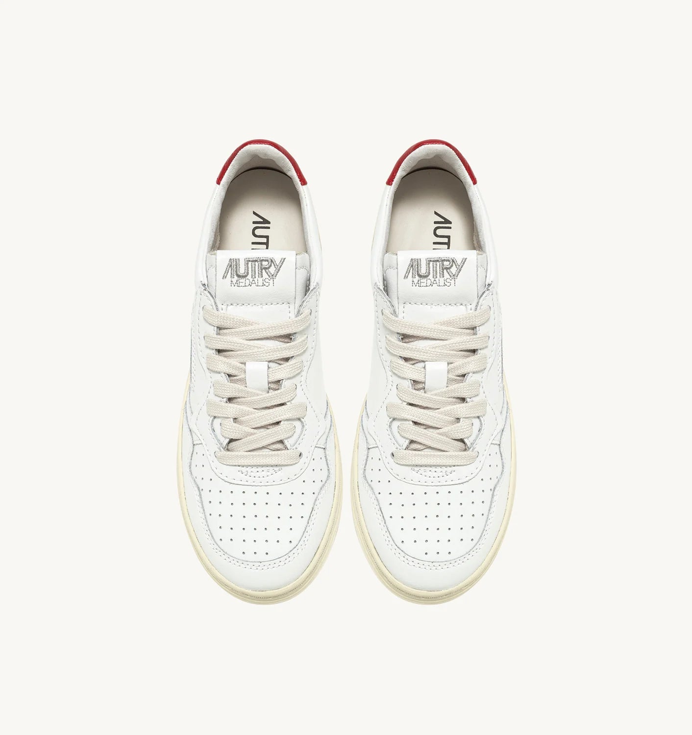 Autry LL21 White/Red sneakers