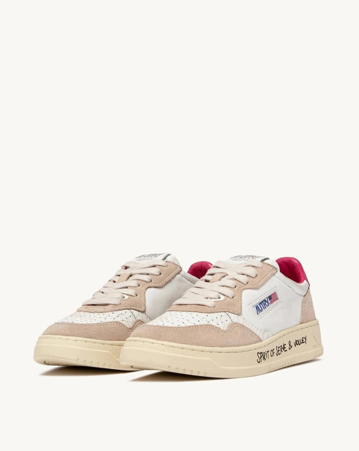 Autry VY04 White/Pink Write Sneakers