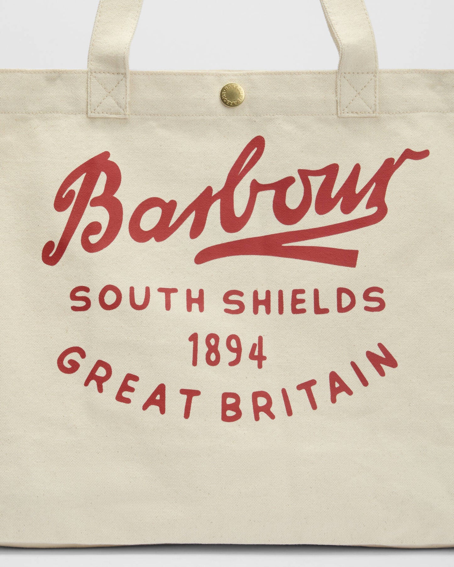 Barbour Bag Script Red Logo