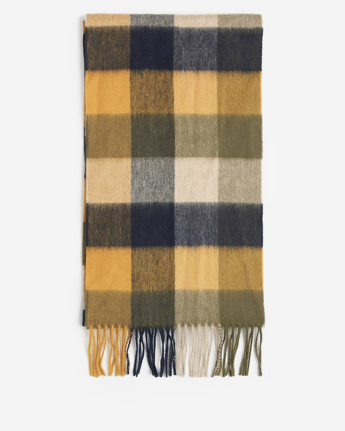 Barbour Scarf Large Tattersale Forest Mist