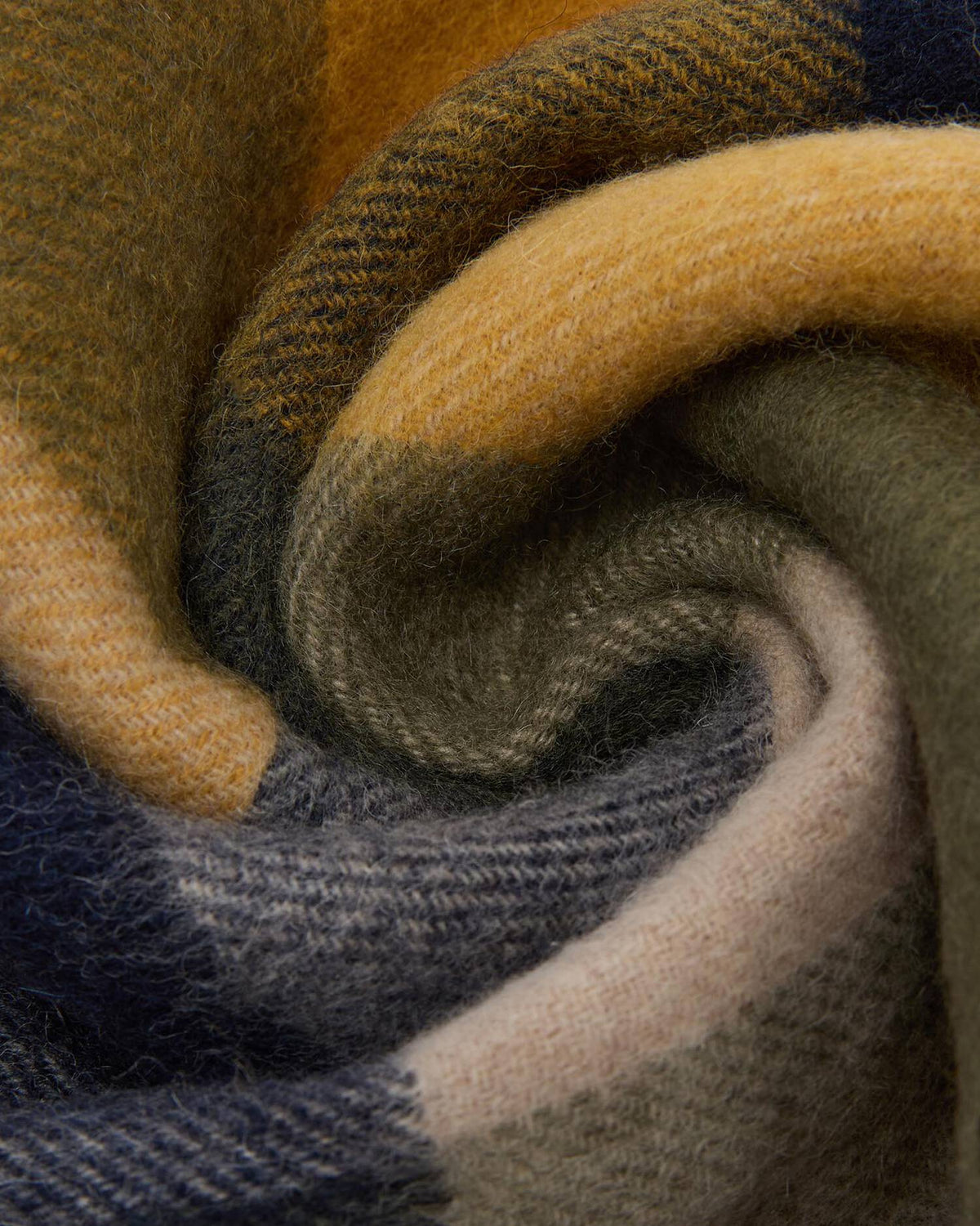Barbour Scarf Large Tattersale Forest Mist