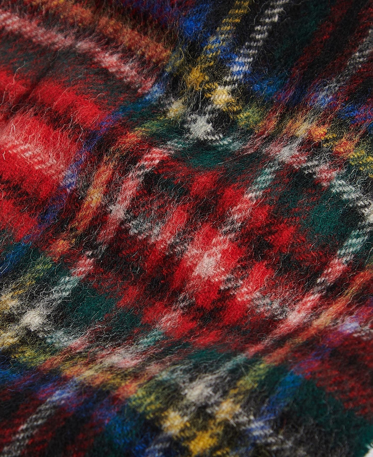 Barbour Scarf New Check Tartan Black Stewart