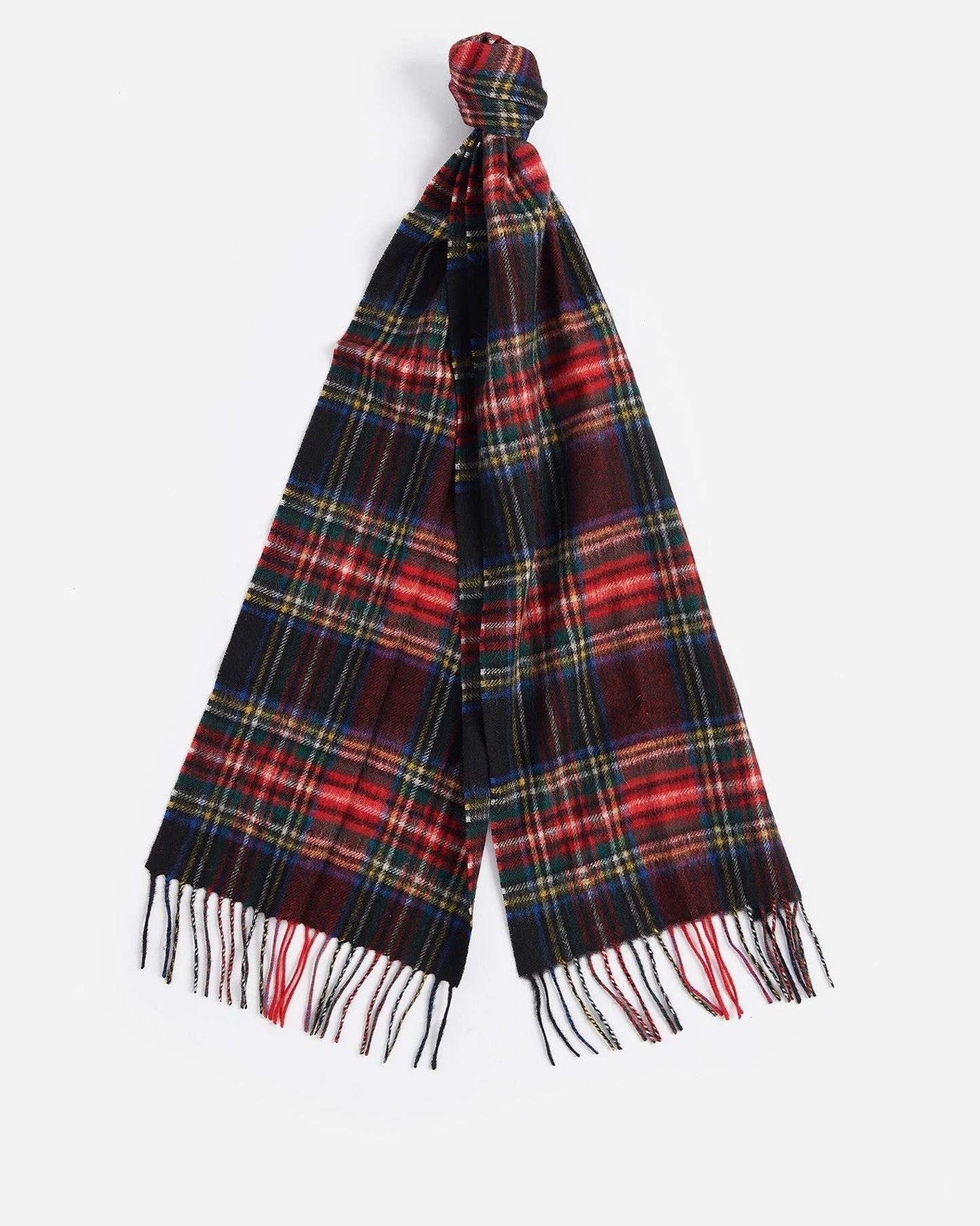 Barbour Scarf New Check Tartan Black Stewart