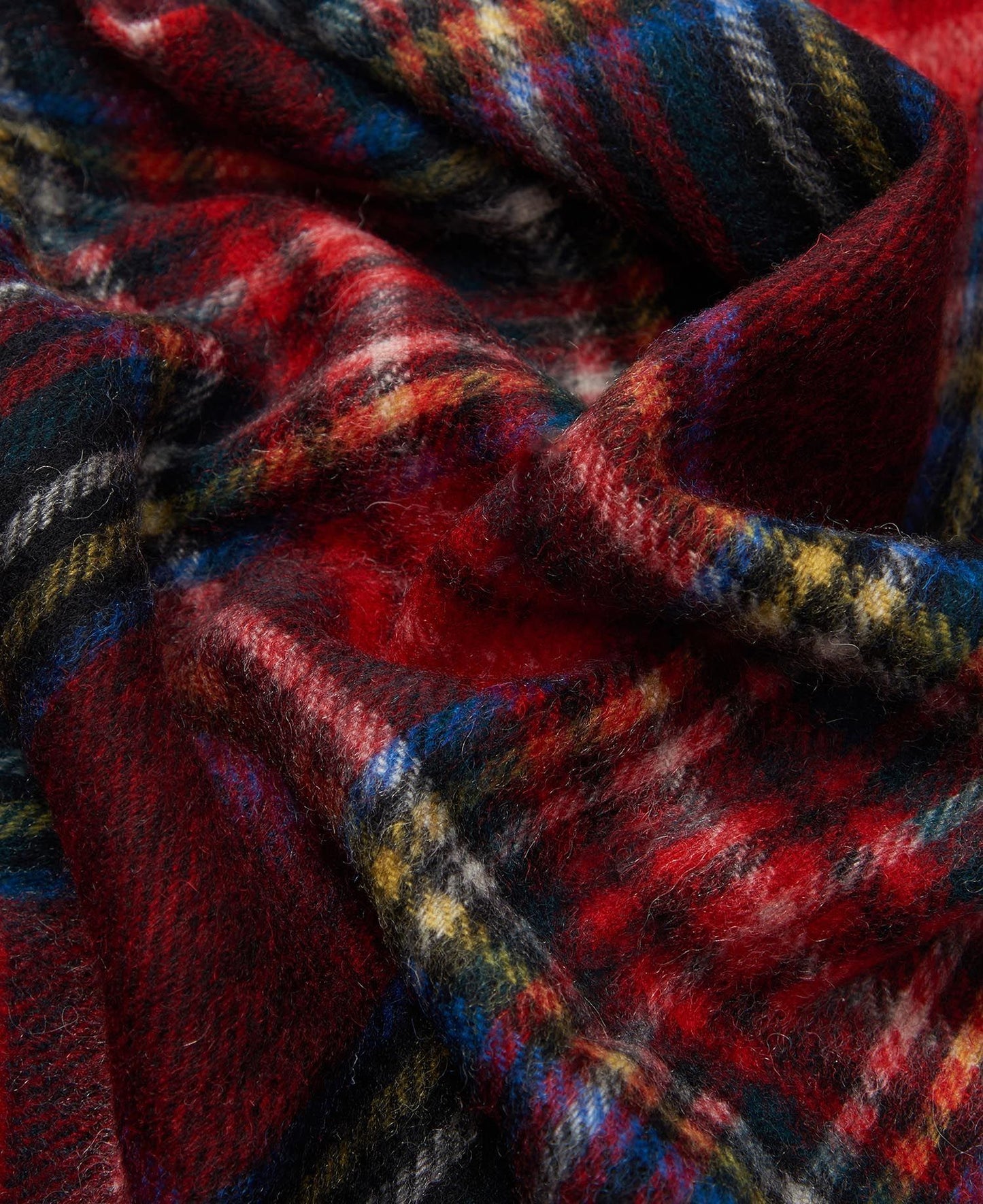 Barbour Scarf New Check Tartan Black Stewart