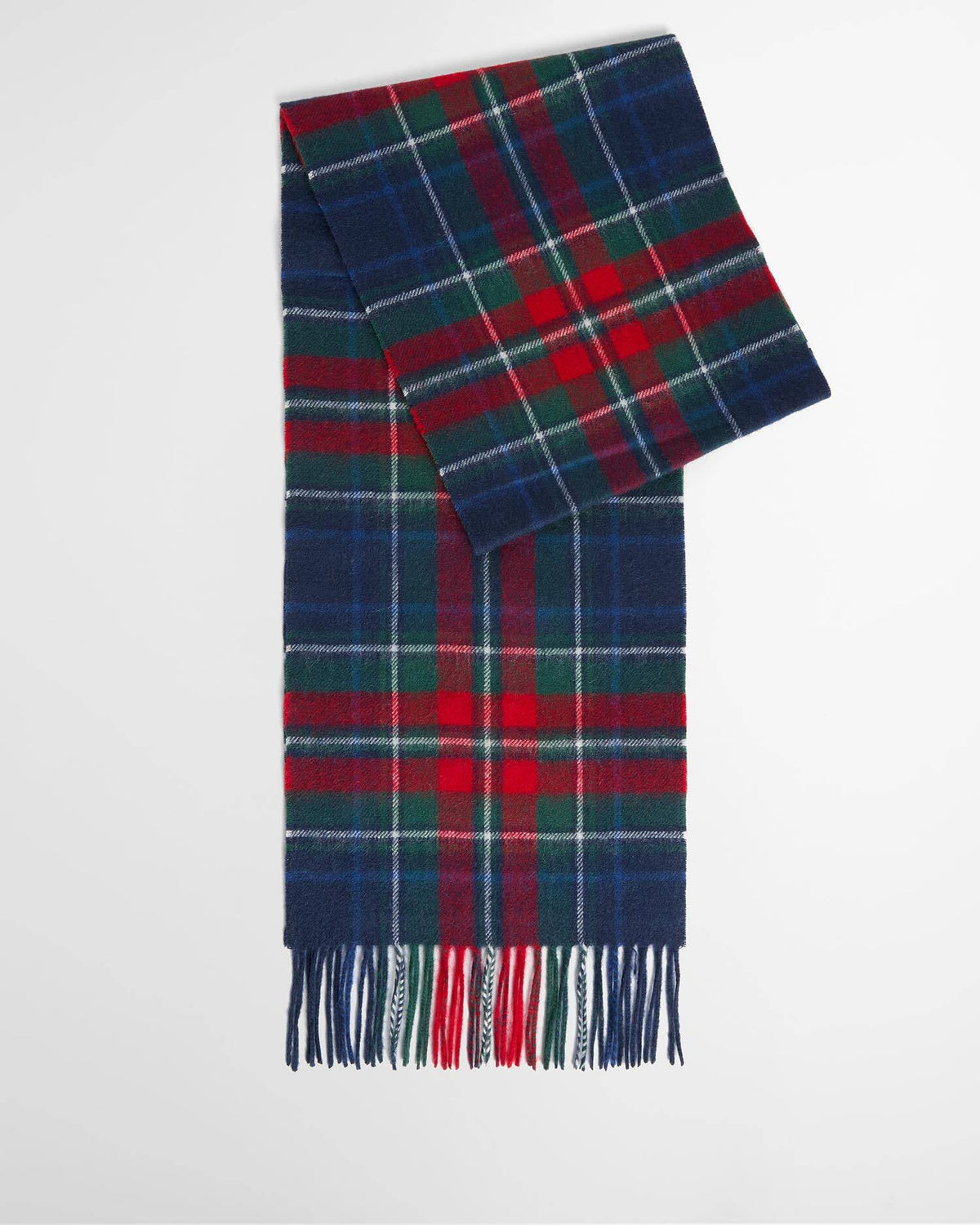 Barbour Scarf New Check Evergreen Tartan