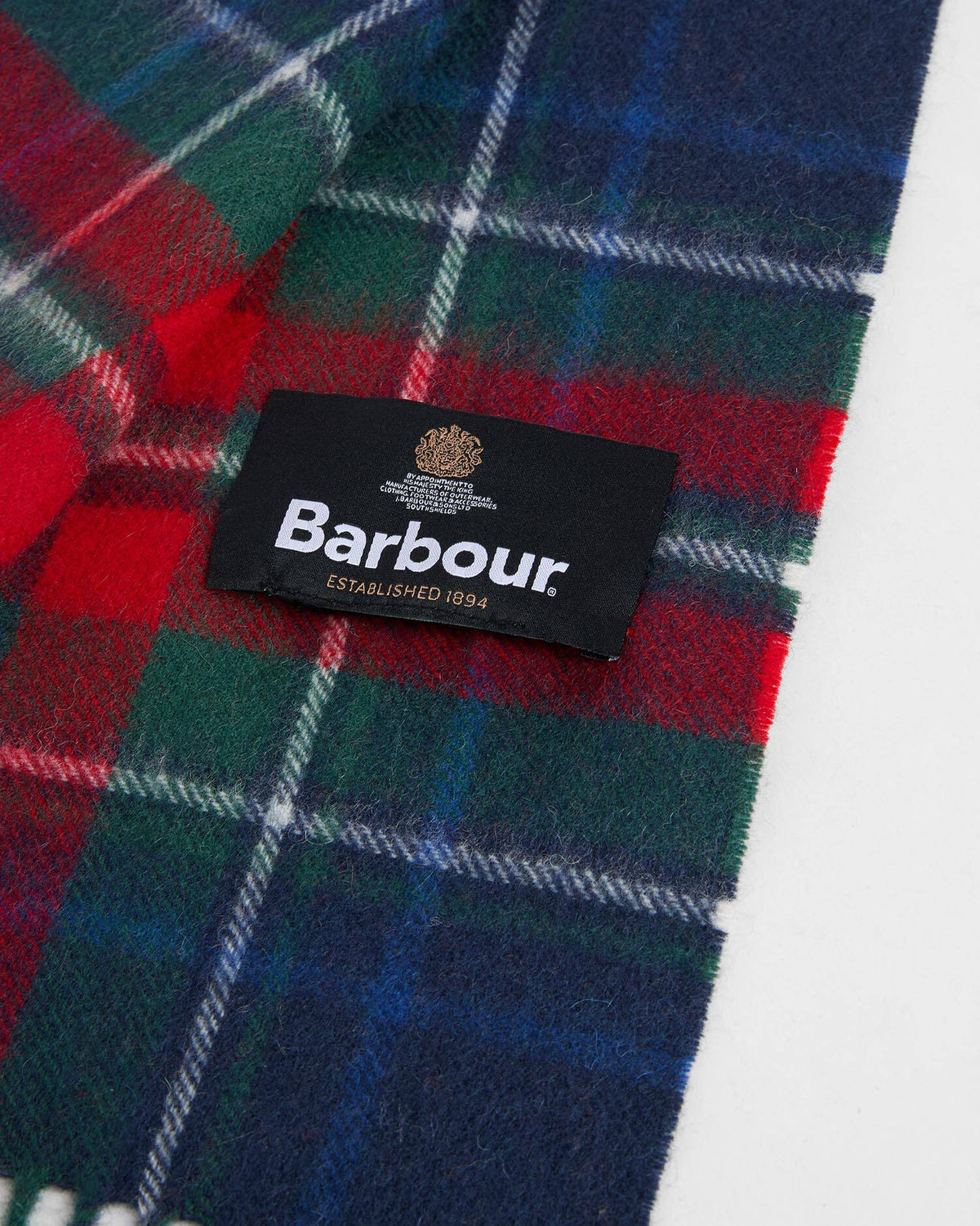Barbour Scarf New Check Evergreen Tartan