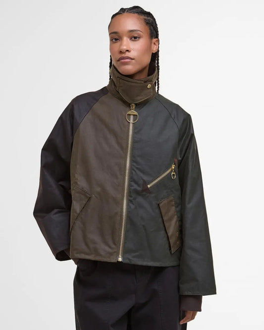 Barbour Jacket Woman Arlene Wax Beech/Ancient Tartan