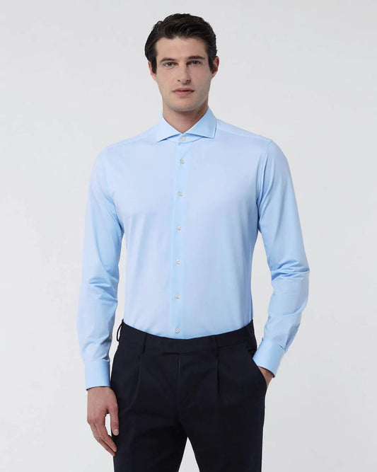 Xacus Shirt Man Active Light Blue