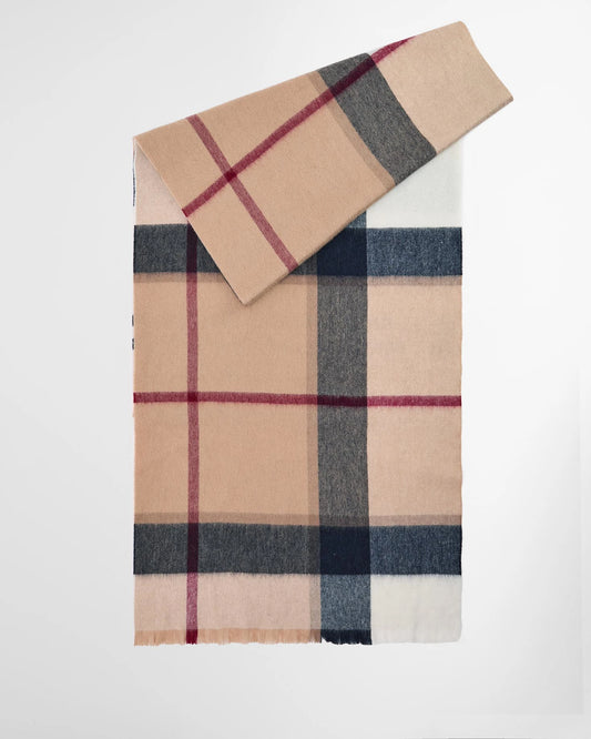Barbour Scarf Rosefield Hessian Tartan