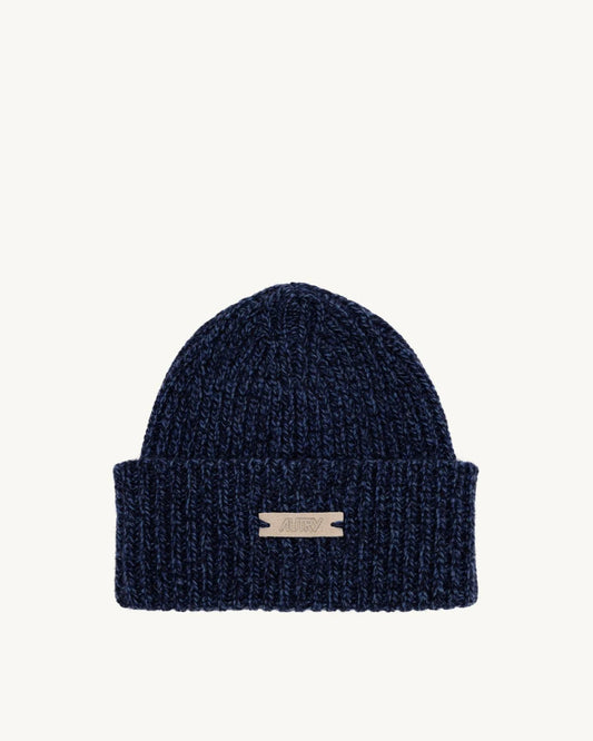 Autry Wear/Beanie Main Unisex Knit Blue