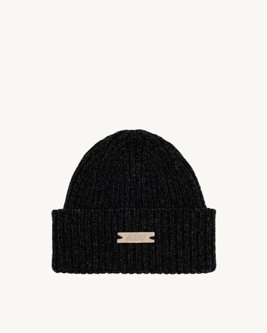 Autry Wear/Beanie Main Unisex Knit Black