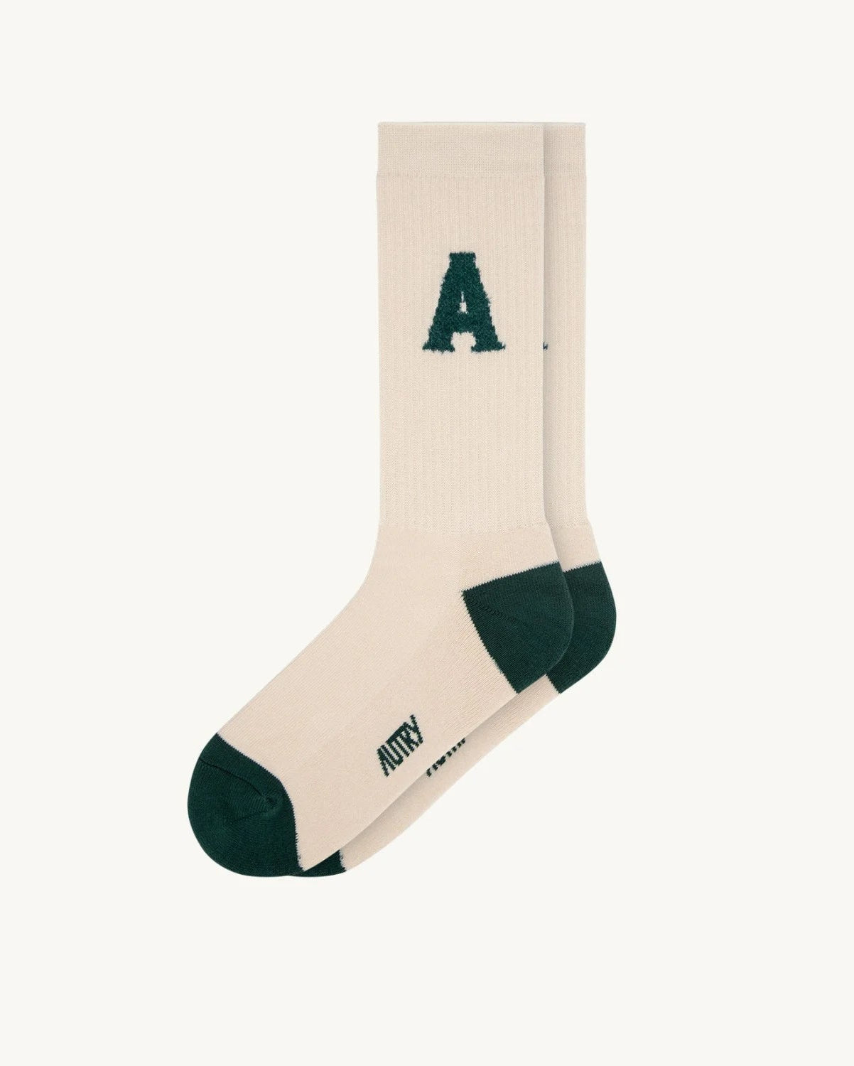 Autry Wear/Socks Unisex Big A Alabaster/Timber