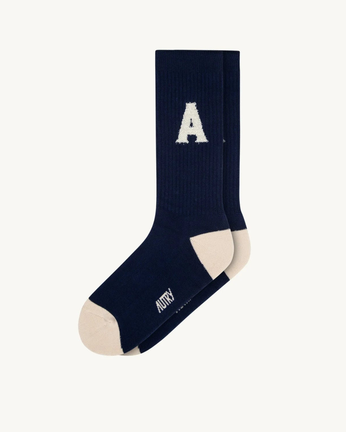 Autry Wear/Socks Unisex Big A Luster/Alabaster