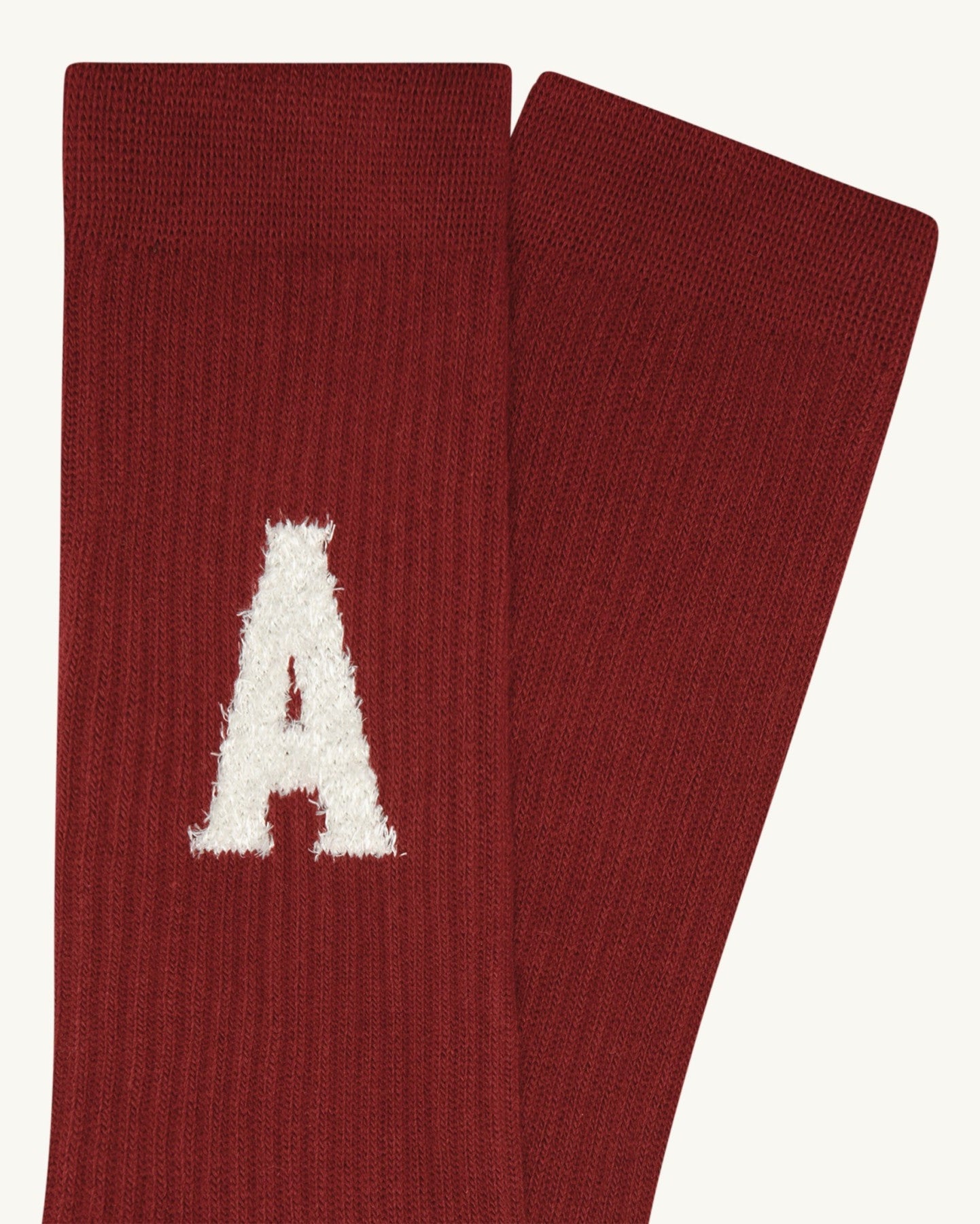 Autry Wear/Socks Unisex Big A Ruby/Alabaster