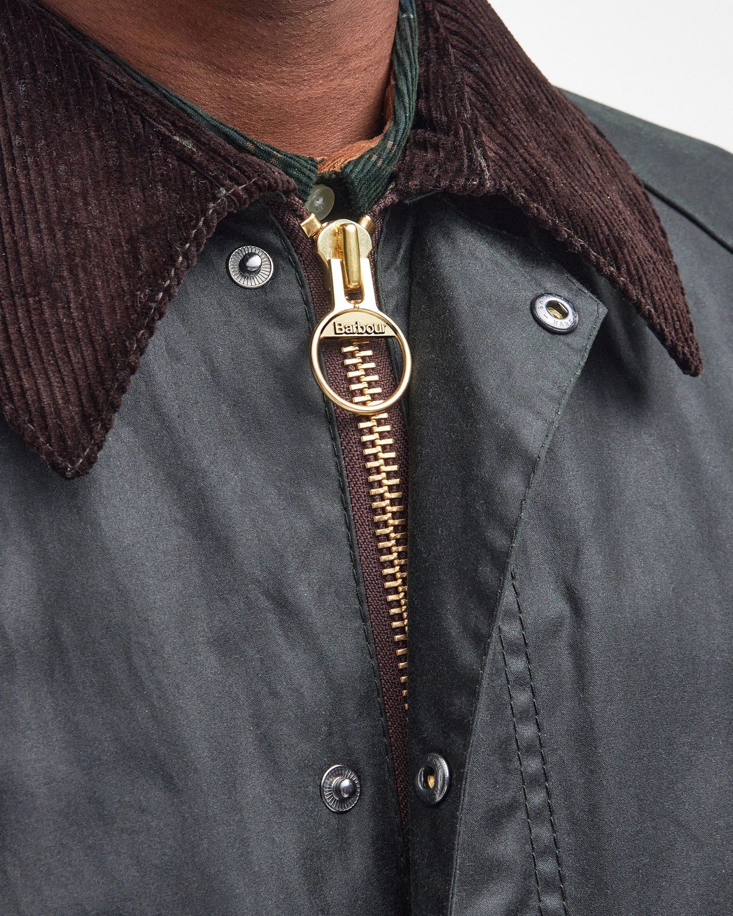 Barbour Jacket Man Bedale Wax Sage